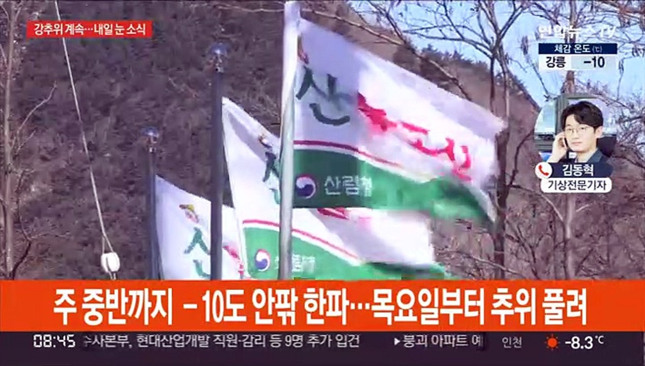 출근길 '칼바람' 한파…서울 체감온도 -14.3도
