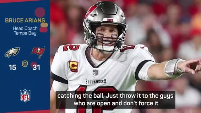 Arians enjoys 'surgeon' Brady picking apart Eagles in wild card win