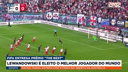 Lewandovski é eleito o melhor jogador do mundo pela FIFA.#BandNewsTV