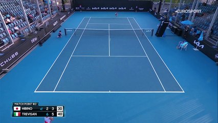 Et là c'est le drame : l'incroyable raté d'Hibino sur balle de match
