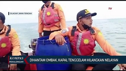 Descargar video: Dihantam Ombak, Kapal Tenggelam Hilangkan ABK