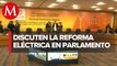 Gobernadores de Morena cierran filas por reforma eléctrica en parlamento abierto