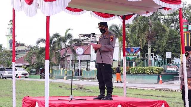 Polres Sintang Gelar Apel Pengecekan Kesiapan Sarpras Dalam Rangka Antisipasi Bencana Tahun 2022