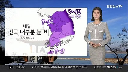 Descargar video: [날씨] 내일 오전 중서부 공기질 '나쁨'…전국 대부분 눈·비