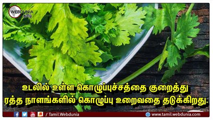 கொத்தமல்லியின் மருத்துவ நன்மைகள்!