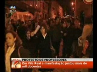 Professores...onda de protesto