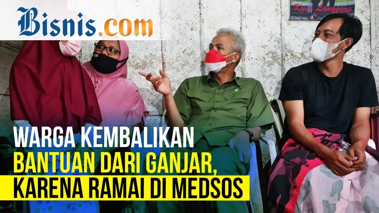 Karena Diunggah ke Medsos, Warga Temanggung Kembalikan Bantuan Ganjar