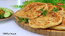 الفطير الشرقي المالح فطائر بدون خميرة او فرن في المقلاة الفطير الحادق خبز محشي بمكونات بسيطة ومتوفرة مع رباح محمد
