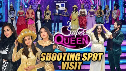 Rowdy baby Ayesha’s Vera level Fun In Super Queen Set _ Actress Radha & Nakul _ Shooting Spot Tour