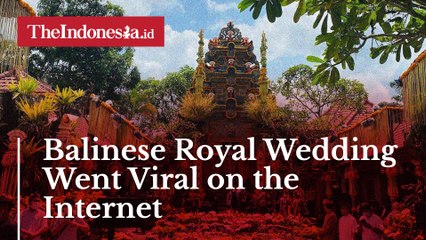 Balinese Royal Wedding Went Viral on the Internet