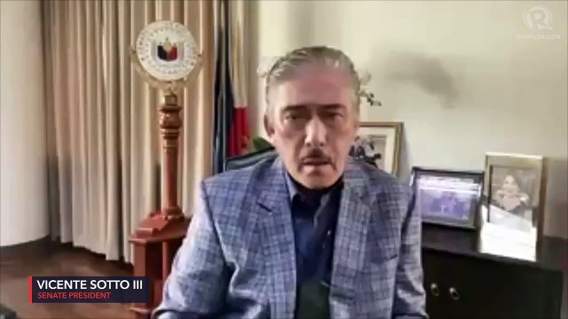 Sotto: Senate temporarily halts search for Pharmally linked personalities due to COVID 19 surge