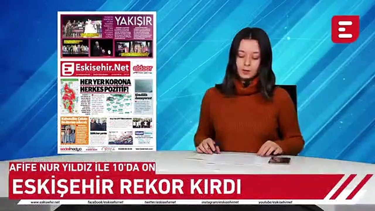Afife Nur Yıldız İle 10'da On - Eskişehir güne karla başladı