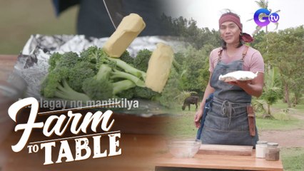 Farm To Table: Grilled broccoli in a foil side dish