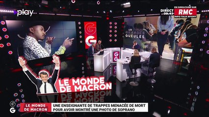 Le monde de Macron : Une enseignante de Trappes menacée de mort pour avoir montré une photo de Soprano - 18/01