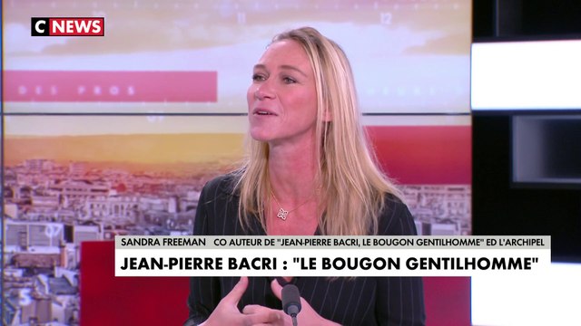 Sandra Freeman : «Il est vrai que [Jean-Pierre Bacri] est un homme sans concessions»