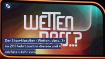 ZDF zeigt 2022 und 2023 «Wetten, dass..?»-Ausgaben mit Gottschalk