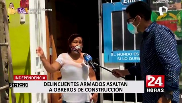Independencia: asaltan a trabajadores de construcción y se llevan sus herramientas de trabajo