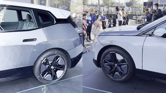 'BMW iX Flow, world's first COLOR-CHANGING CAR, in action at CES 2022 '