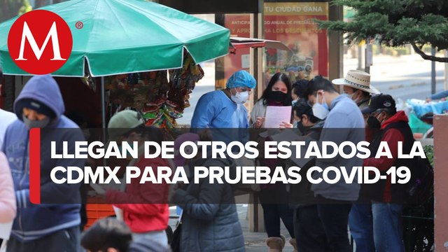 En el Hospital Dr. Carlos MacGregor siguen largas filas buscando pruebas Covid en la CdMx