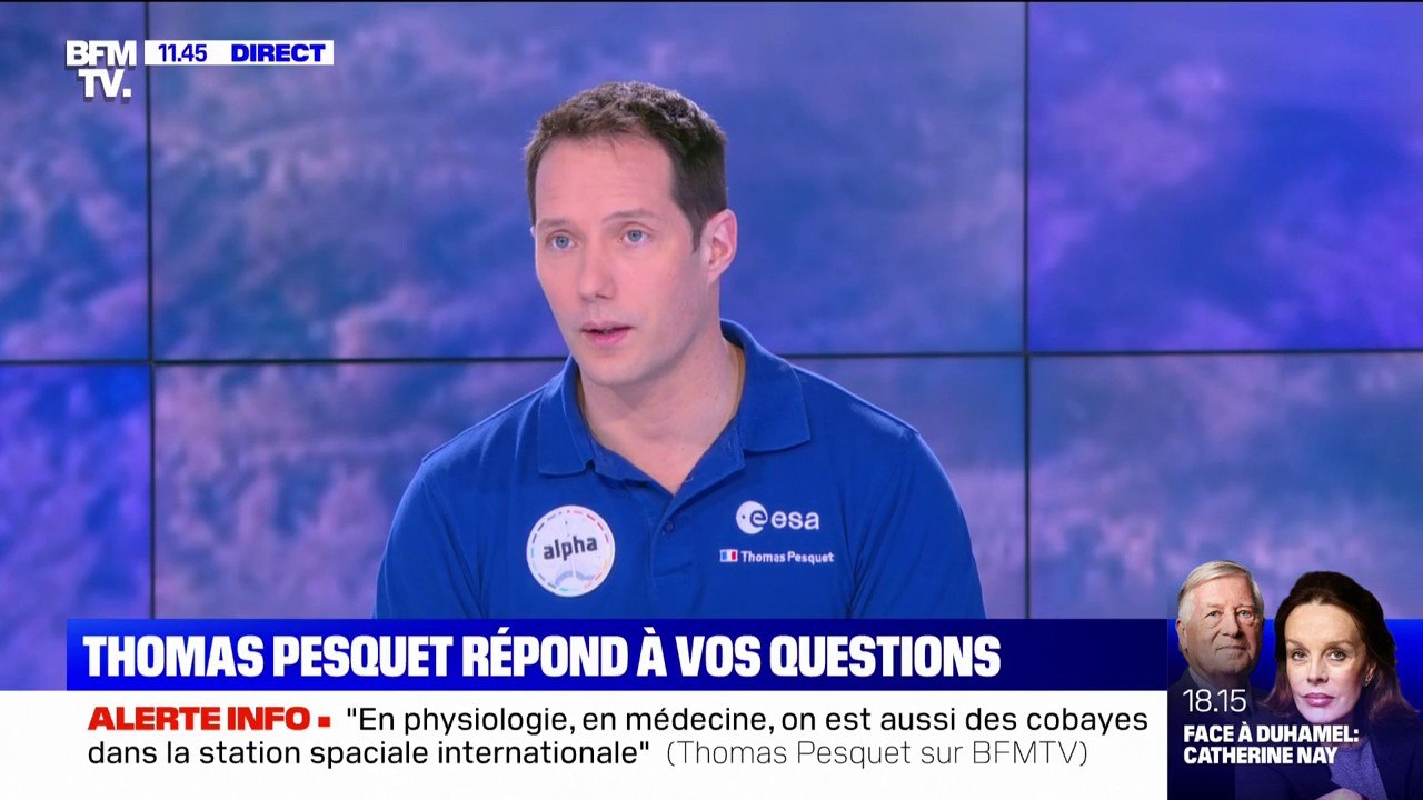 Thomas Pesquet confie avoir fait "49 tests PCR" avant de retourner dans l'espace