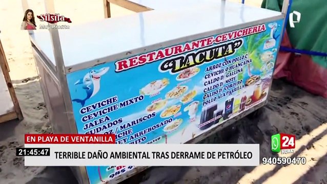 Ministro del Ambiente supervisó daños en mar de Ventanilla tras derrame de petróleo