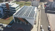 Kongre merkezine güneş enerjisi santrali kuruldu