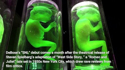 Ariana DeBose Elmo and Rocco bring the fire to 'Saturday Night Live'