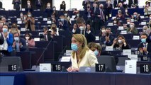 Roberta Metsola (EVP) im 1. Wahlgang zur Präsidentin des EU-Parlaments gewählt