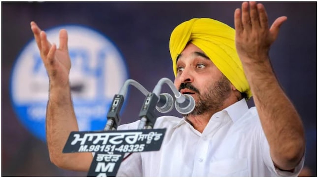 AAP chief minister candidate Bhagwant Mann talk...