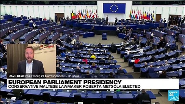 Maltese conservative, anti-abortion Metsola becomes third woman to head EU parliament