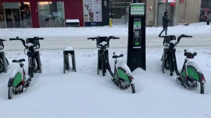 Un temporal de nieve azota Canadá
