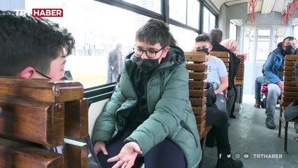 Millet Bahçesi'nde ''Nostaljik Tramvay'' keyfi
