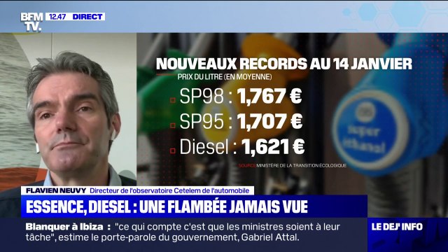 Flambée des prix des carburants: le directeur de l'observatoire Cetelem de l'automobile estime qu'il y a très peu de marge de manœuvre