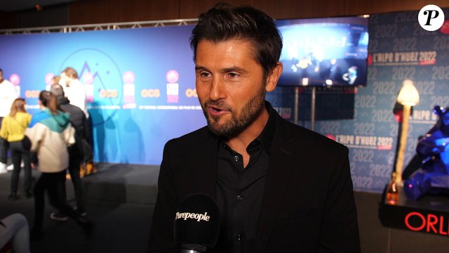 Mathilde Seigner, Christophe Beaugrand, Joséphine Japy, Philippe Lacheau... Cérémonie d'ouverture du Festival de l'Alpe d'Huez, le 17 janvier 2022.