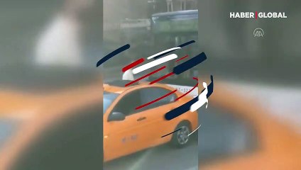 Taksici dehşeti anbean kamerada: Evine el bombası atmazsam adam değilim!