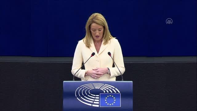 STRAZBURG - Avrupa Parlamentosunun yeni Başkanı Roberta Metsola oldu