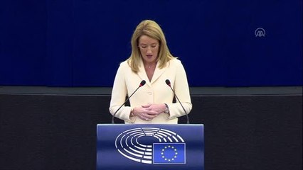 STRAZBURG - Avrupa Parlamentosunun yeni Başkanı Roberta Metsola oldu