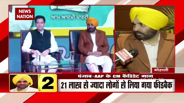 Punjab Election 2022 : भगवंत मान बने Punjab AAP के CM कैंडिडेट | Punjab Chunav |