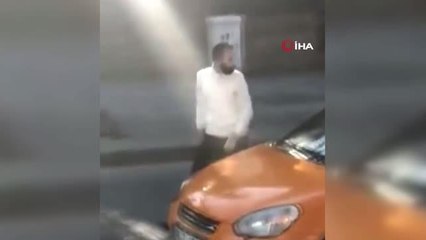 Başkent'te kazaya karışan taksici: "Evine bomba atmazsam adam değilim"