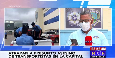 ¡Atrapan a presunto asesino de transportistas en la capital!