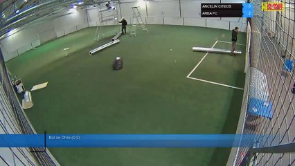 But de Chris (0-2) - ANCELIN CITEOS Vs AREA FC - 18/01/22 20:00 - LIGUE 2 - Poitiers Game Parc