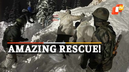 Watch: Indian Army Rescue Ops Following Avalanche In J&K