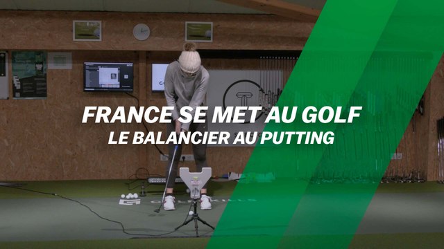 France se met au golf : Le balancier au putting