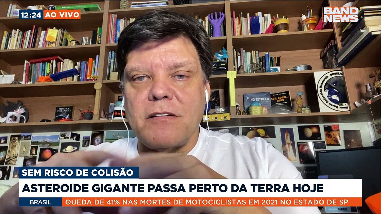 Sobre o asteroide que passa hoje (18) perto do...