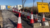 New Covid testing site in West View Road, Hartlepool