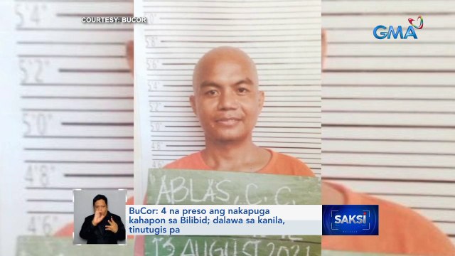 BuCor: 4 na preso ang nakapuga kahapon sa Bilibid; dalawa sa kanila, tinutugis pa | Saksi