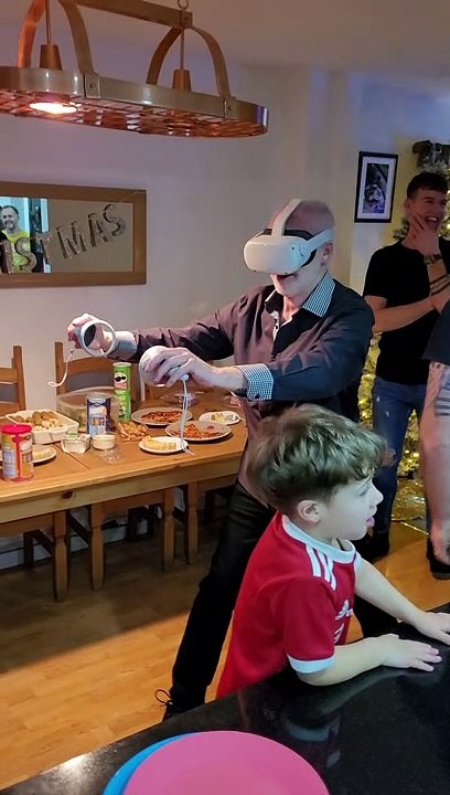 Dad's First VR Experience