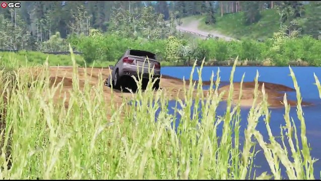 Cars VS OFFROAD RİVER #3 - BMW Series Test - BeamNG Drive