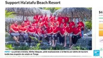 Tonga: se conocen las primeras imágenes después de la explosión de volcán submarino