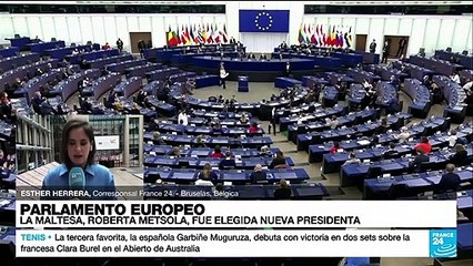 Скачать видео: Informe desde Bruselas: Roberta Metsola es la nueva presidenta del Parlamento Europeo